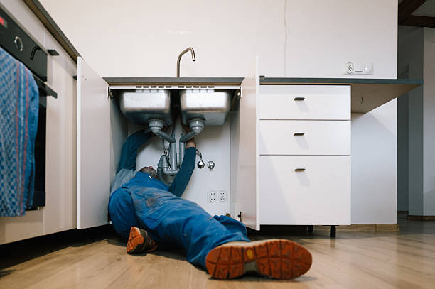 Professional Plumbing technician working in Rye, NY